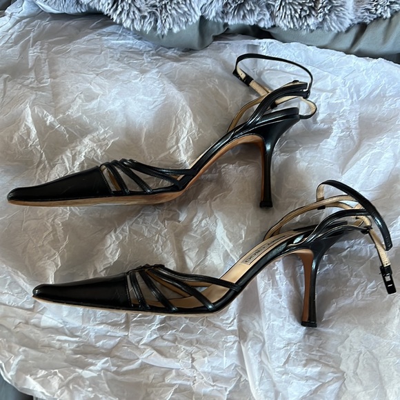 Jimmy Choo Size 9.5 Vero Cuoio Women’s Pointed Heels Shoes 👠 Mint - Picture 3 of 7